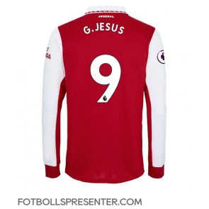 Arsenal Gabriel Jesus #9 Hemma Matchtröja 2022-23 Långärmad